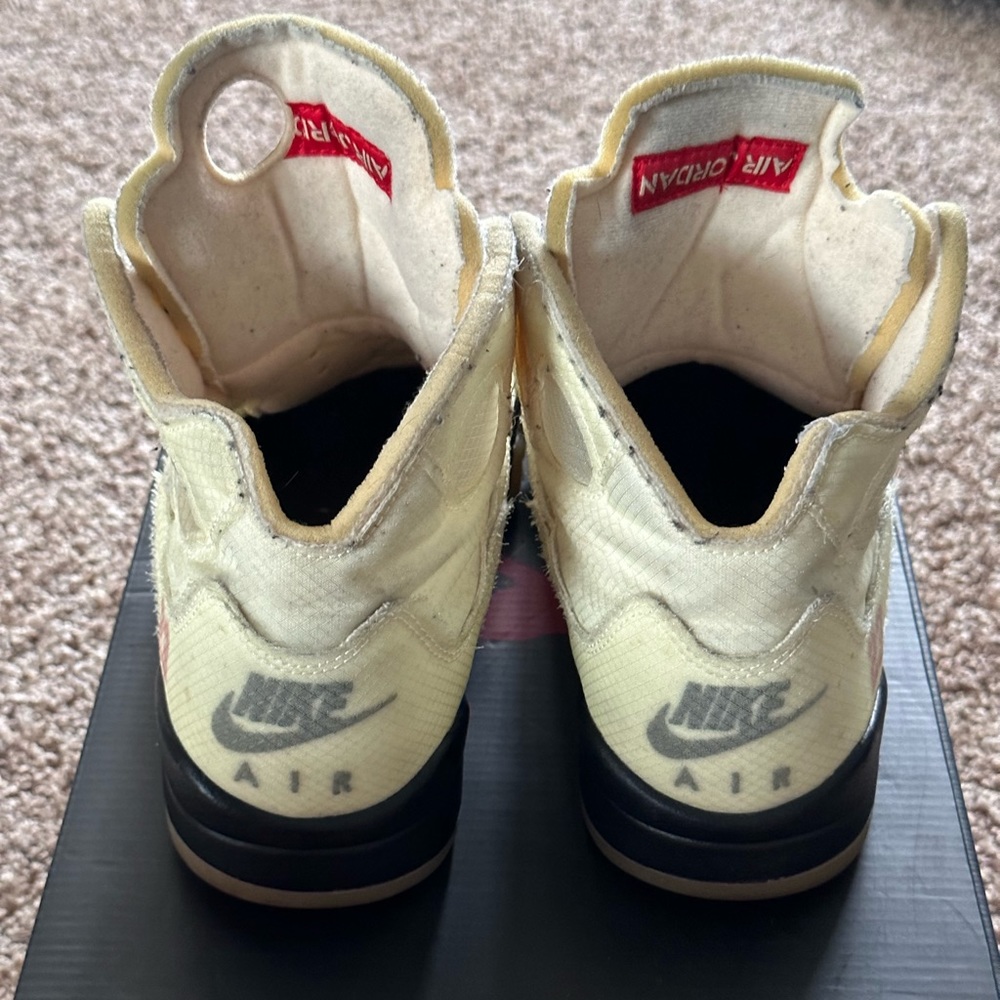 “Off-white “ Jordan 5s